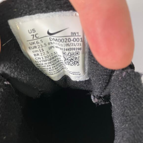 Nike Toddler's‎ Air More Uptempo Bred Black/University Red DM0020-001 Boys 7C - Picture 4 of 7